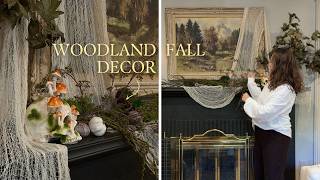 VLOG: decorating our living room *woodland fall & halloween* | MaCenna Lee