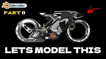 Blender 3D Bike Modeling Livestream🌿.....{ PART 8 }
