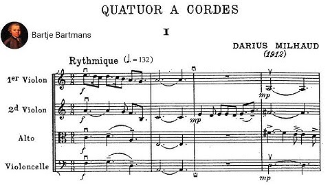 Darius Milhaud - String Quartet No. 1, Op. 5 (1912)