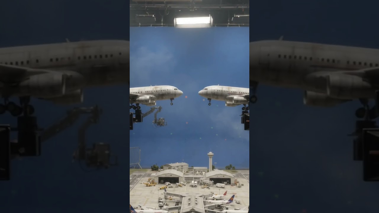 How Do Movies Film Train & Plane Crashes?🎬#shorts#trending#asmr#millionviews#viral
