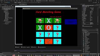 Card Matching Game in C# Windows Forms screenshot 3