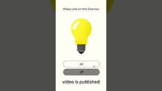 On/Off Button For the bulb | Web Development