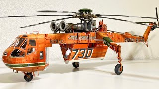 Sikorsky S-64 Skycrane scale 1:35 with 76cm length for my next diorama - My largest single model