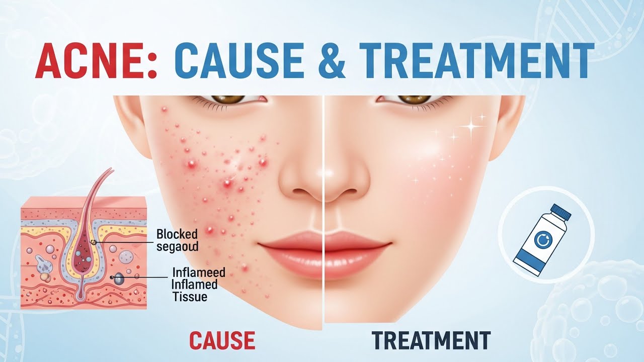 Acne | Pimples | Explained | What is going on under the skin | Pathophysiology | Treatment 