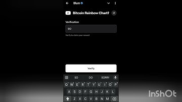 Bitcoin Rainbow Chart? Blum Video Code | Blum Today Verification Keyword Bitcoin Rainbow Chart
