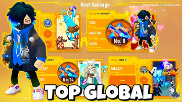 23 KILL !! 😳 SOLO VS SQUAD TOP GLOBAL SAUSAGE MAN ( EkimirzYtube )
