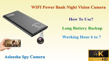H10 Spy Power Bank Camera | Night Vision | Audio Video Recorder Secret Hidden Camera || Asleesha