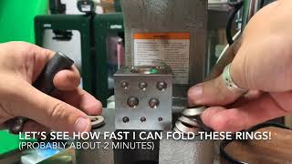Folding 7 Coin Rings In 2 Minutes