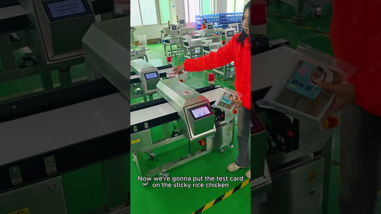 Food Metal Detector for rice chicken