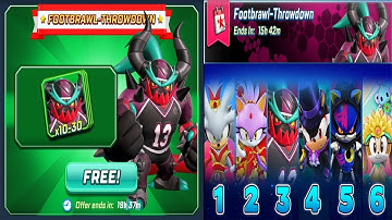 Sonic Forces - NEW UPDATE NEW EVENT | Footbrawl-Throwdown | Gameplay (Android,iOS)