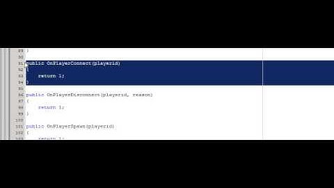 How to make gamemode in samp # 1