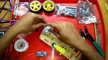 Obstacle Avoiding Robot Assembling