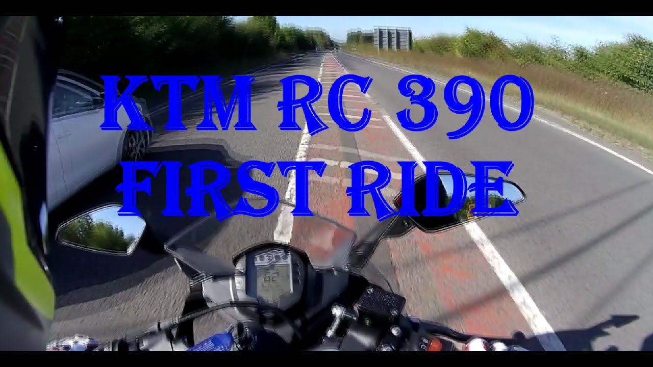 First Ride On My KTM RC 390