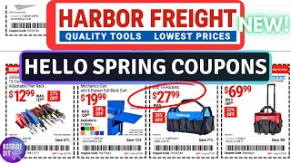 NEW Harbor Freight Tools Hello Spring April Coupons!