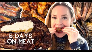 My CARNIVORE Diet 1 Week Results 5 Days of Food | Spa and Tell
