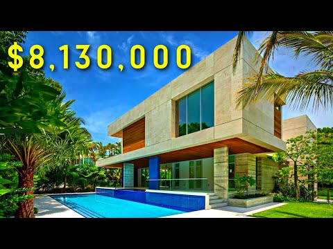 8 Million Luxury Home 390 Pacific Rd, Key Biscayne, FL home video tour