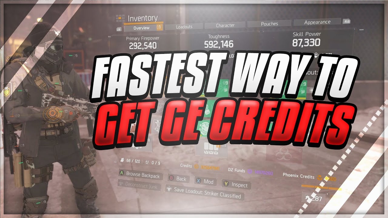 THE DIVISION | FASTEST WAY TO FARM GE CREDITS FOR GLOBAL EVENT AMBUSH