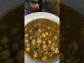 Chickpeas in roasted ground coconut with spices shortfood cooking foodlover thesong