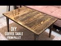 Paletten sehpa yapımı / Making coffee table from pallet / How to build coffee table from pallet