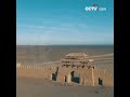 Rare mirage in the deserts of Xinjiang, China| CCTV English