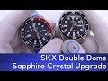 Seiko SKX007 & SKX009 Dive Watch Custom Mods With Double Dome Sapphire Crystal - New Arrival