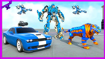 Tiger Transform Robot Car Games Android gameplay