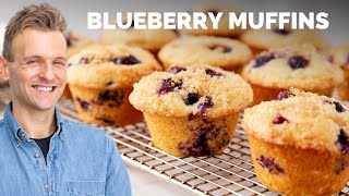 Super Easy Blueberry Muffins Recipe