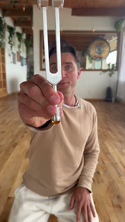 How to use a tuning fork #tuningfork #howtousetuningforks #soundhealing