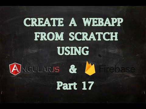 Create WebApp Using AngularJS and Firebase - Implementing Logout (Part 17)