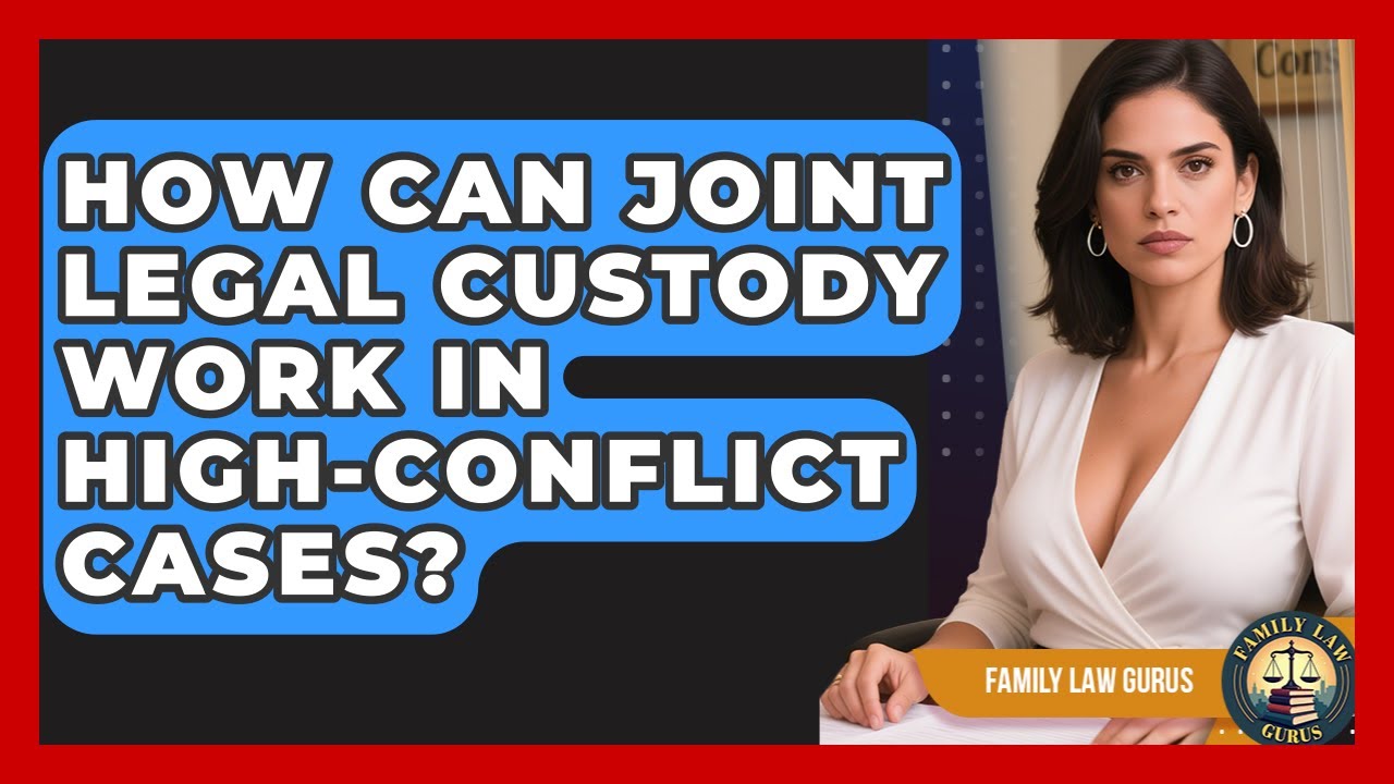 How Can Joint Legal Custody Work In High-conflict Cases? - Family Law Gurus