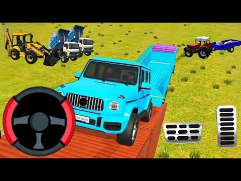 Backhoe Loader JCB Simulator Gameplay - Indian Vehicle Truck JCB Driving - Android Gameplay