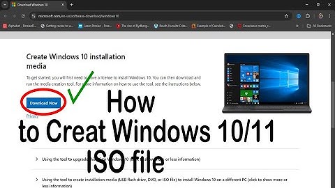 How to create Windows ISO file