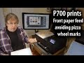 Epson P700/P900 photo printing front paper feed and eliminating pizza wheel marks on photo papers