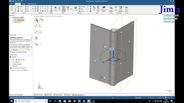 Modeling a hinge in DesignSpark Mechanical pt3 of 3