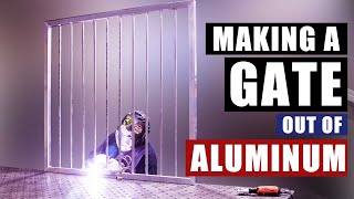 Aluminum Gate Build... I won't make another one | JIMBO'S GARAGE