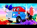 Carl Si Truk Super 🚚 ⍟  Truk Grafiti  - truk kartun untuk anak-anak Indonesian Cartoons for Kids