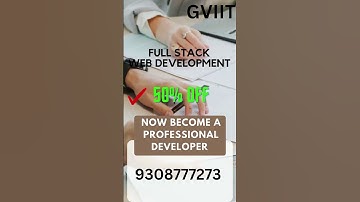 Most tranding #FULL STACK WEB DEVELOPMENT COURSE OFFER BY GVIIT,  #GET 50% OFF ON COURSE