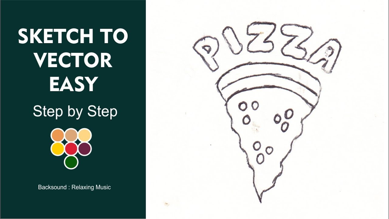 CARA DESAIN GRAFIS DI CORLDRAW HOW TO DESIGN SKETCH TO VECTOR IN CORELDRAW BEGINNER EASY