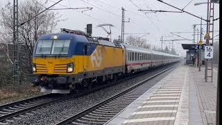 Zugverkehr/Trains at Dedensen-Gümmer 13.01.24