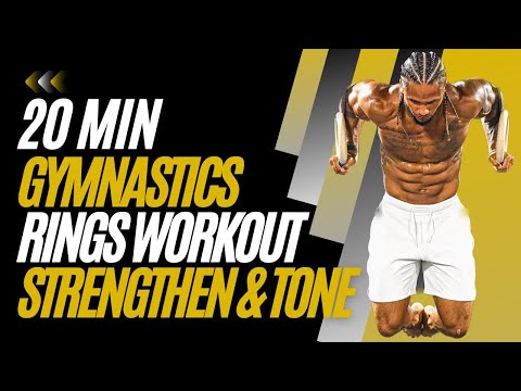 20 MIN GYMNASTICS RINGS WORKOUT | Get jacked like a gymnast