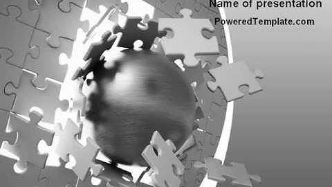 Global Breakthrough PowerPoint Template by PoweredTemplate.com