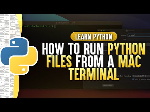 How To Run Python Files From Terminal (Mac)