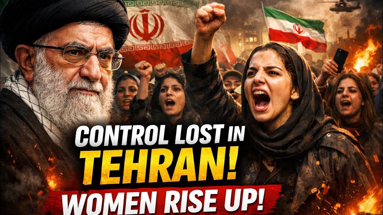 CONTROL LOST IN TEHRAN 🔥 Women Lead Iran’s Biggest Uprising | Shocking Reality