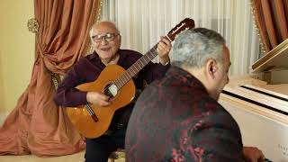 When my grandfather sing for us | اجراي اهنگ فقط يك بار مارتيك با گيتار