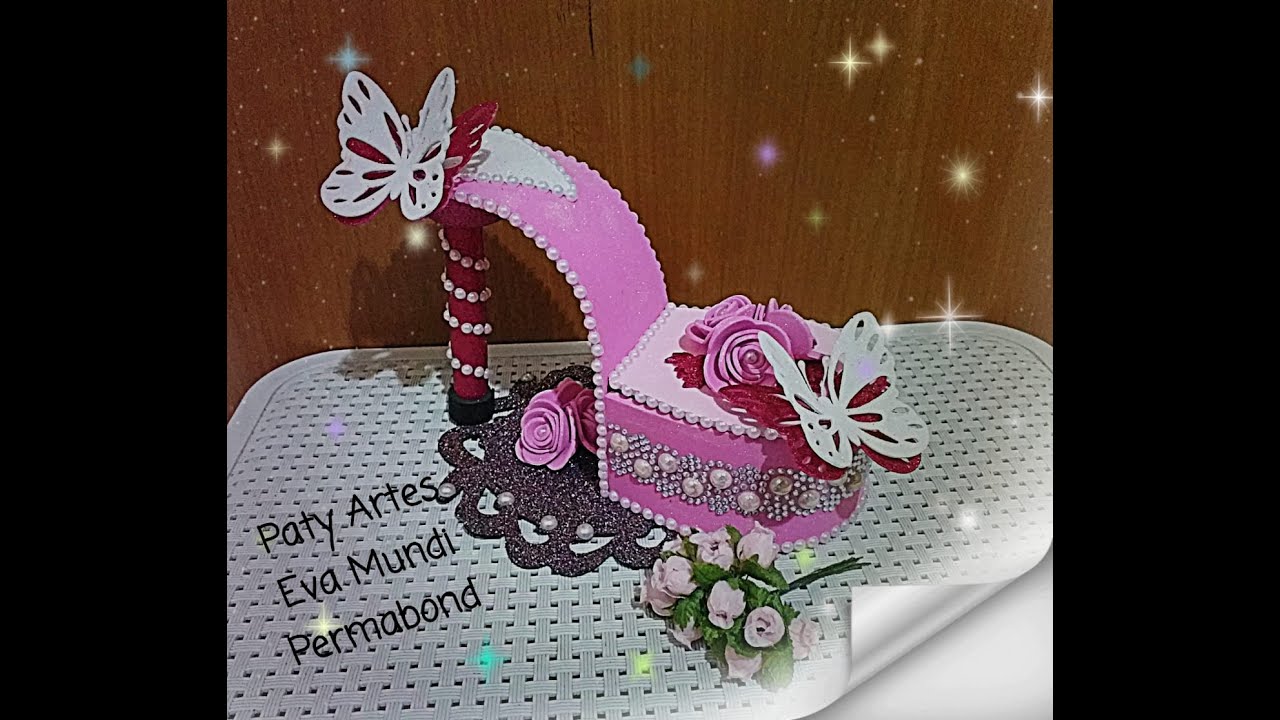 PORTA JÓIAS SALTO ALTO EM 