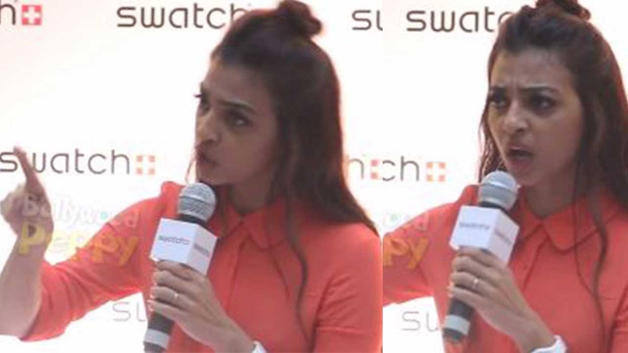 Radhika Apte’s shocking response to reporter - YouTube
