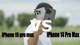 15 Pro Max vs iPhone 14 Pro Max មួយណាល្អជាង?