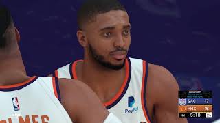 Kings vs. Suns - 1.8.19 - NBA 2K19 MyLeague