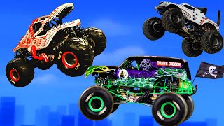 Monster Jam Monster Trucks Grave Digger - High Speed Jumps | Coffin Dance Song COVER #1