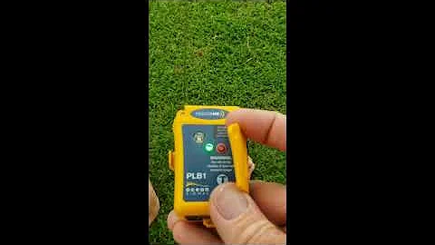 How to test Ocean Signal Rescue Me PLB1 Emergency Personal Locator Beacon